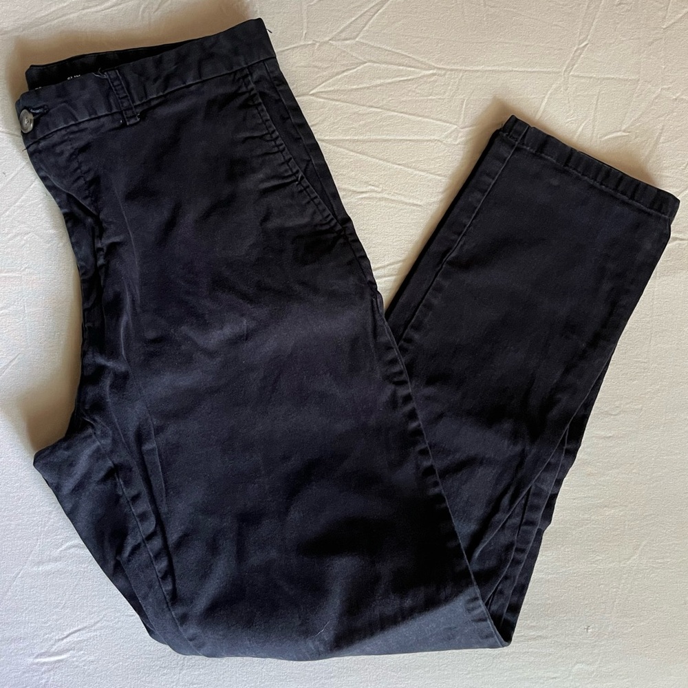 Old Navy Men's Black Chinos
